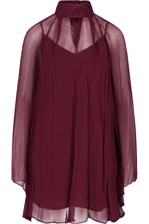 STAUD for Kids STAUD 'esther' Mini Chiffon Dress