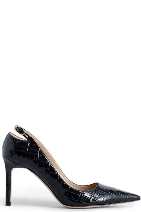 High-Heeled Shoes for Women Tom Ford Embossed Pointed Toe Pumps