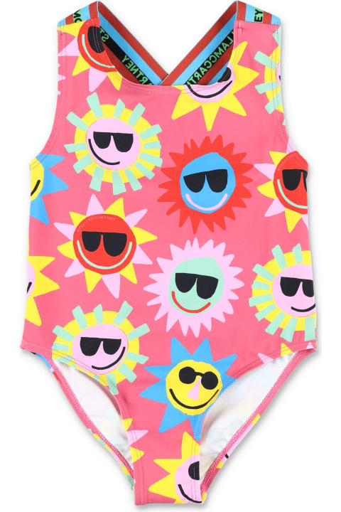 Swimwear for Girls Stella McCartney Kids Sun Prints Swimsuit