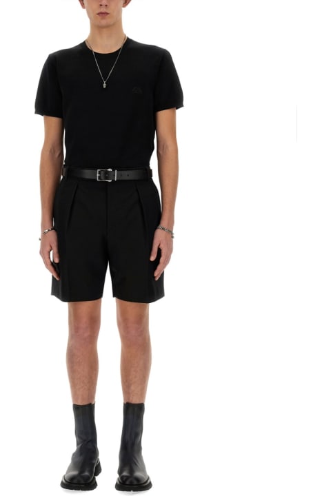 Alexander McQueen Pants for Men Alexander McQueen Cotton Bermuda Shorts