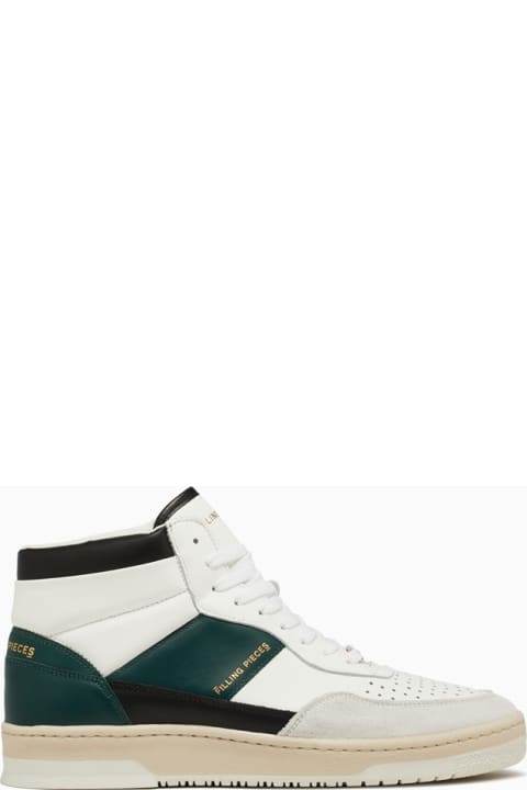 Filling Pieces Mid Ace Spin Green Sneakers 55333491926