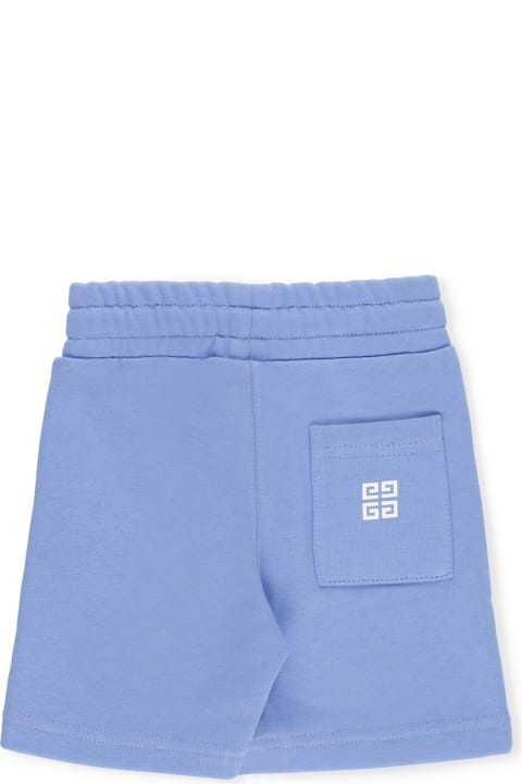 Sale for Baby Boys Givenchy Cotton Shorts With Logo