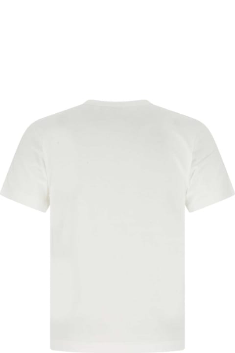 Comme des Garçons Play Topwear for Men Comme des Garçons Play Heart Print Crewneck T-shirt