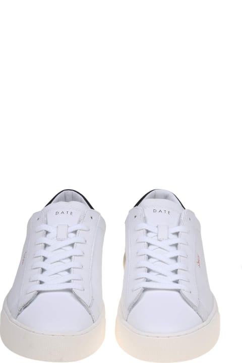 Shoes for Men D.A.T.E. Sonica Sneakers In White/black Leather