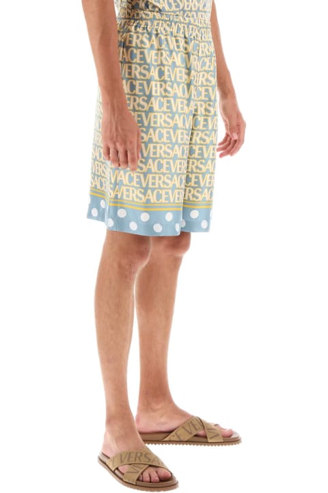 Homeware Versace Versace Allover Silk Shorts