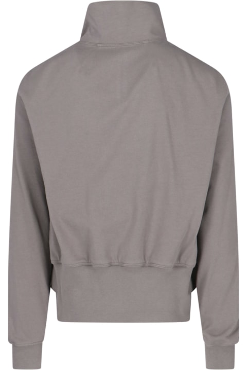 Fashion for Men Rick Owens Asymmetrical Zip Sweatshirt