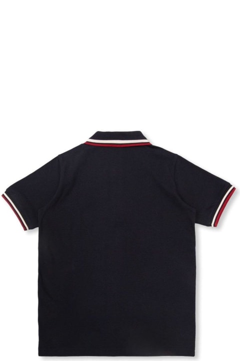 ボーイズ Monclerのシャツ Moncler Logo Patch Polo Shirt