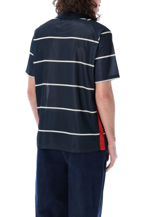 メンズ Pop Trading Companyのトップス Pop Trading Company Pop Striped Sportif Short Sleeves T-shirt