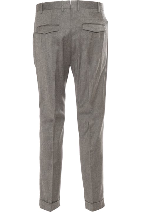 Homeware PT Torino Master, 1 Pleat, Diagonal Pockets, Flap Back Pockets, Turn-up