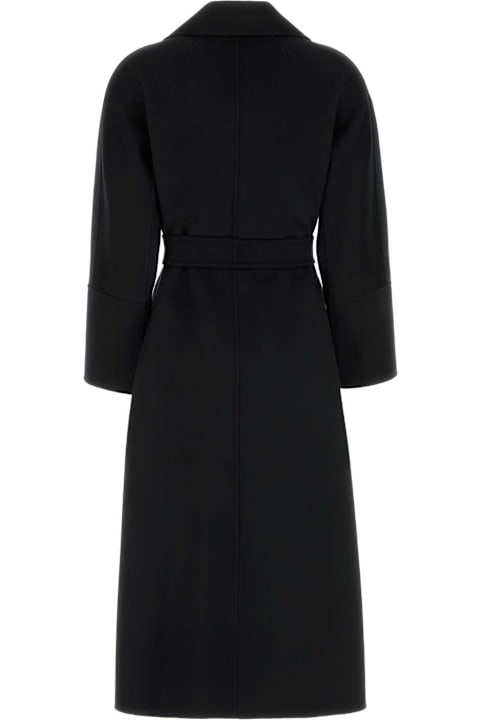 'S Max Mara for Women 'S Max Mara Black Wool Elisa Coat