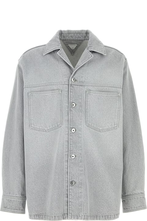 Bottega Veneta قمصان لـ القسم الرجالي Bottega Veneta Denim Shirt