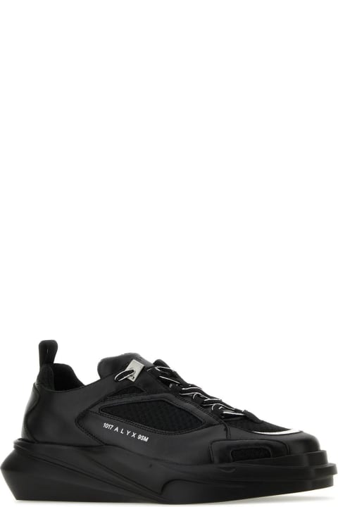 メンズ 1017 ALYX 9SMのスニーカー 1017 ALYX 9SM Black Leather Hiking Sneakers