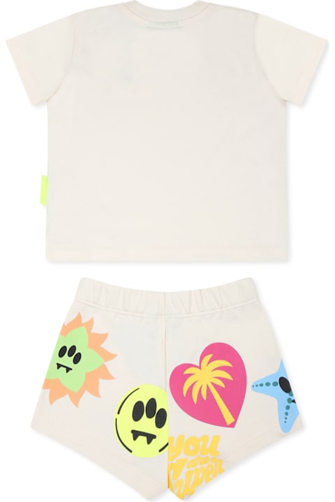 Homeware Barrow Multicolor Suit For Baby Girl With Smiley