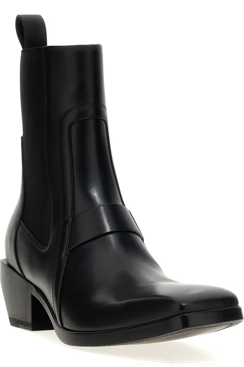 Rick Owens for Men Rick Owens 'heeled Silver' Boots