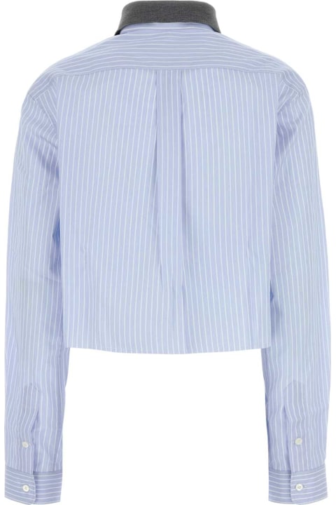 Homeware Miu Miu Embroidered Poplin Shirt