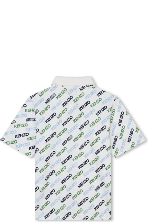 Kenzo Kids Accessories & Gifts for Boys Kenzo Kids Polo Con Stampa
