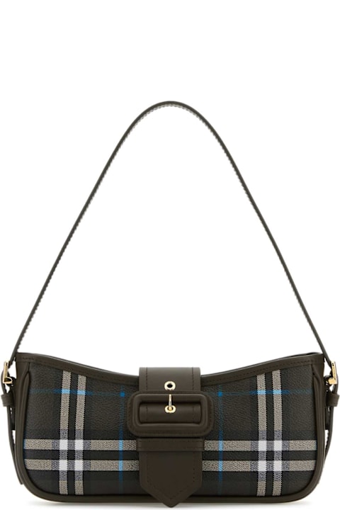 Fashion for Women Burberry Printed Canvas Shoulder Bag