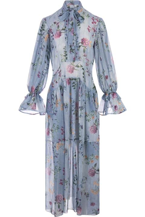 ウィメンズ Ermanno Scervinoのワンピース＆ドレス Ermanno Scervino Floral Print Shirt Dress