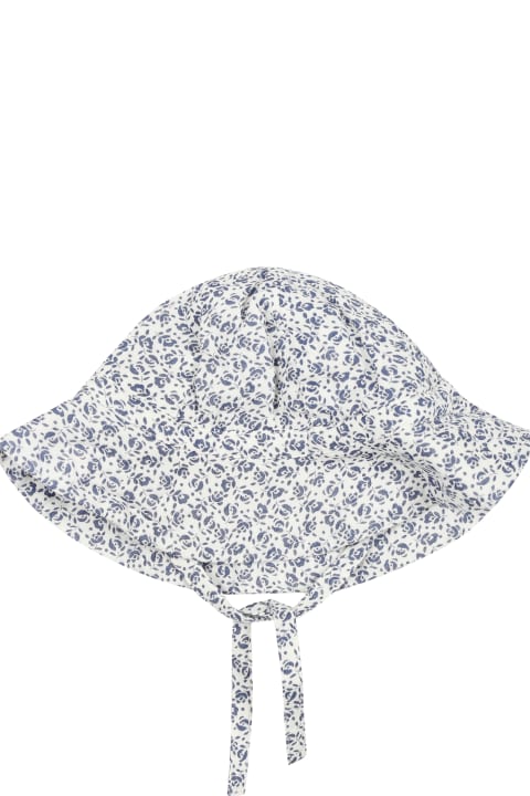 Fashion for Baby Girls Petit Bateau White Cloche For Baby Girl With Flowers