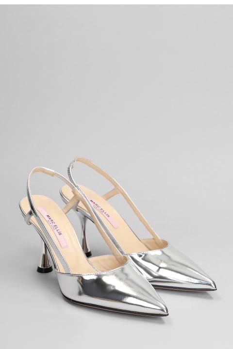 High-Heeled Shoes for Women Marc Ellis Pumps In Silver Leather