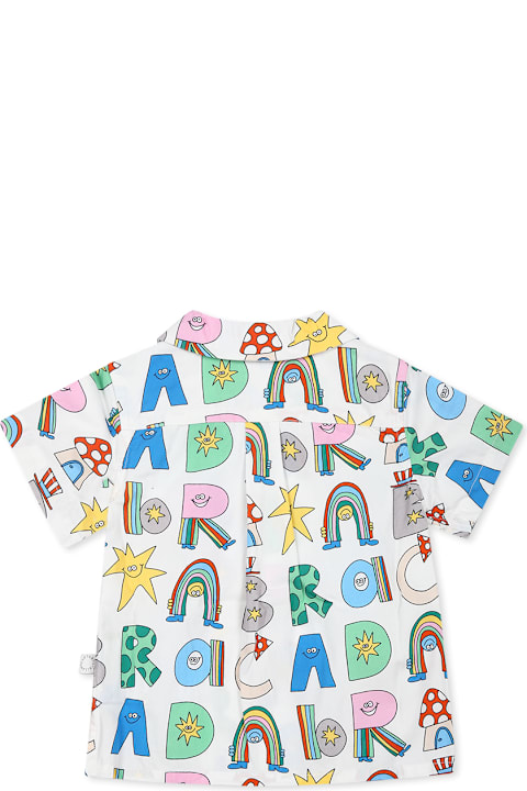 Homeware Stella McCartney Kids White Shirt For Baby Boy With Writing