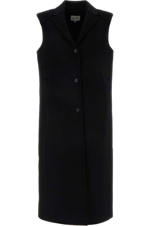 Loulou Studio Coats & Jackets for Women Loulou Studio Black Wool Blend Deanna Sleeveless Coat