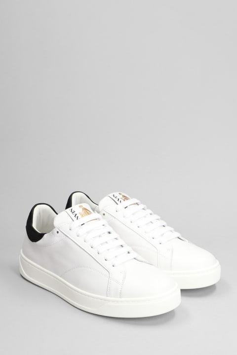 Sneakers for Men Lanvin Ddb0 Sneakers In White Leather