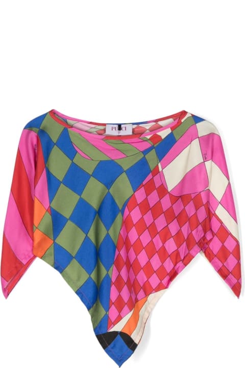 Pucci Shirts for Girls Pucci Blusa Con Stampa