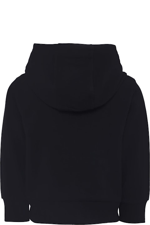 Homeware Moncler Black Sweatshirt For Kids With Logo