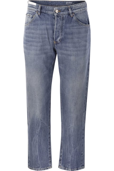 Clothing for Men PT Torino Rebel- Straight-leg Jeans