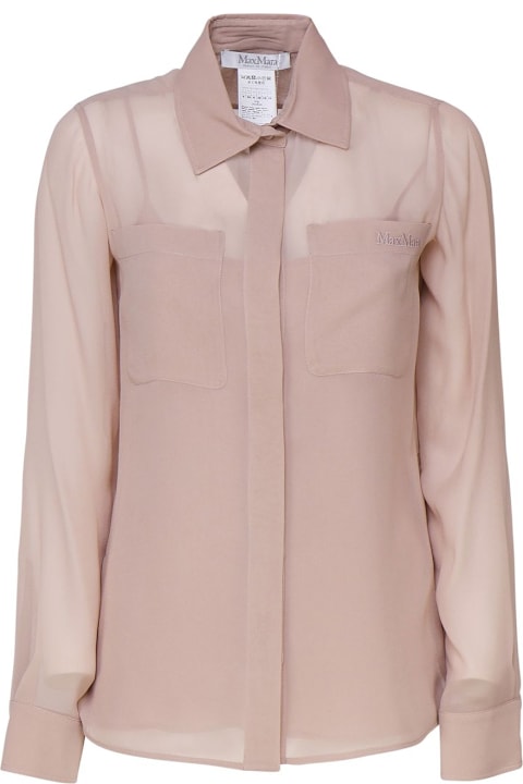 Homeware Max Mara Curved Hem Long-sleeved Shirt