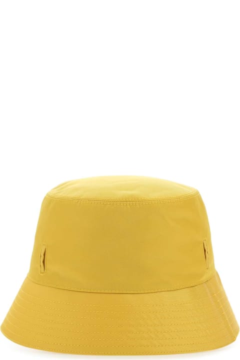Hats for Men Prada Yellow Re-nylon Hat