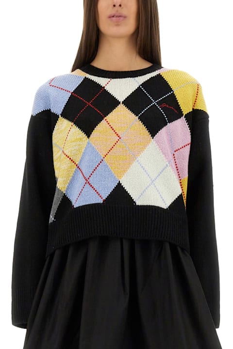 Ganni Sweaters for Women Ganni 'harlequin' Jersey