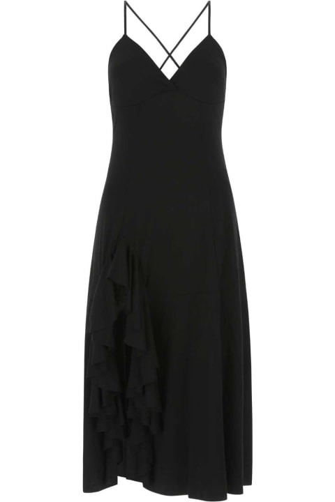 ウィメンズ Loeweのワンピース＆ドレス Loewe Black Stretch Viscose Dress