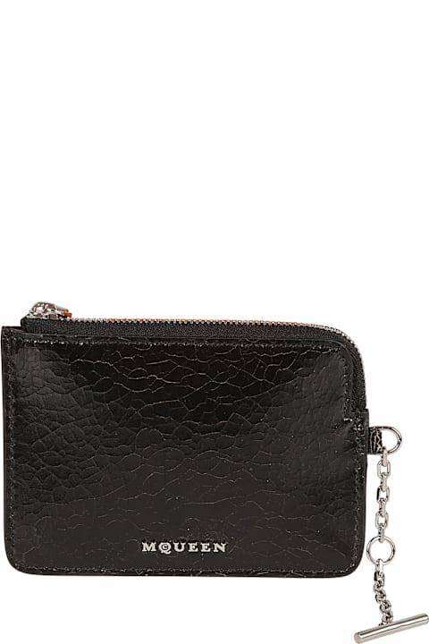 Homeware Alexander McQueen Black Leather Card Holder