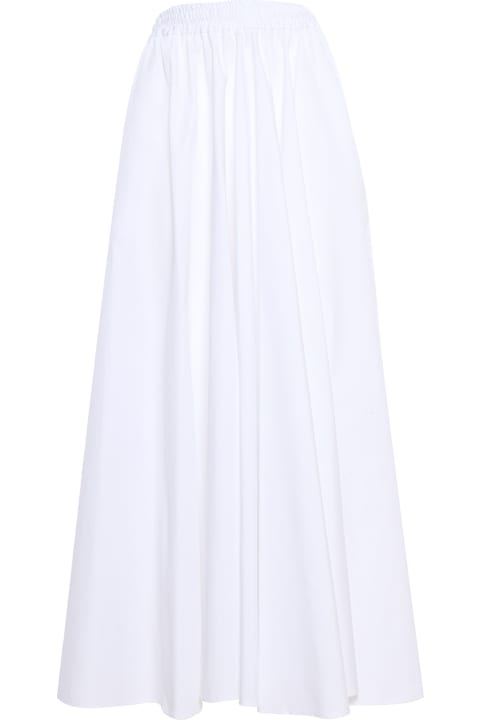 Aspesi for Women Aspesi White Flared Skirt