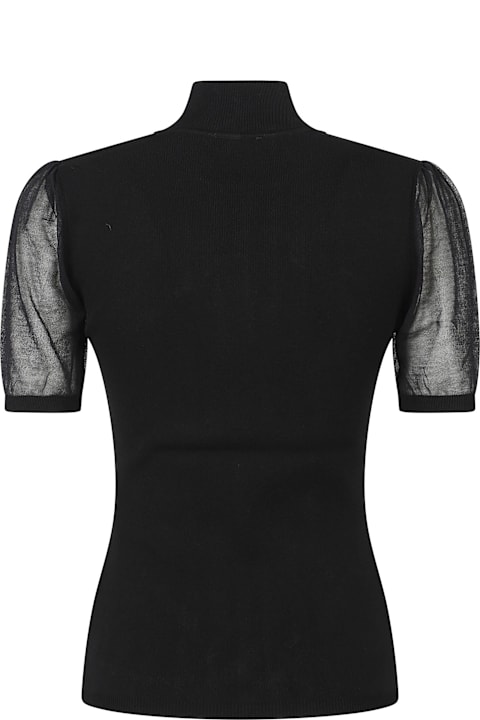 Homeware Elisabetta Franchi Short Sleeve Turtle Neck Sweater