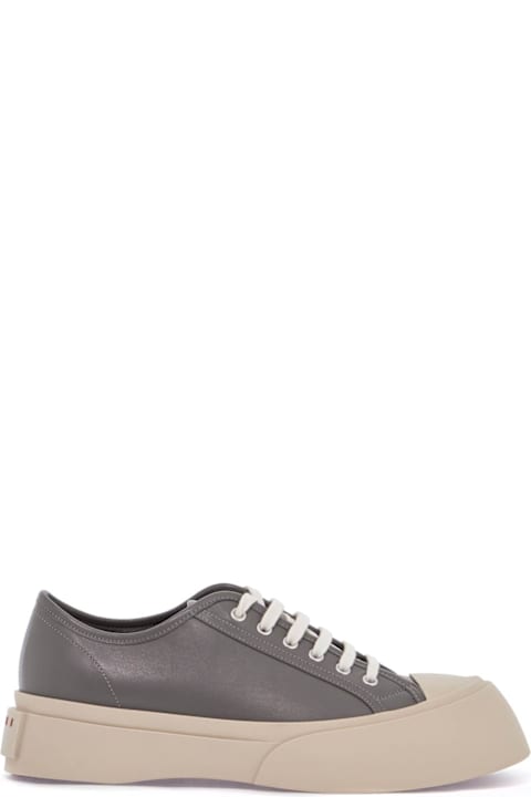 Marni Sneakers for Women Marni Elegant Gray Calfskin Men's Sneakers