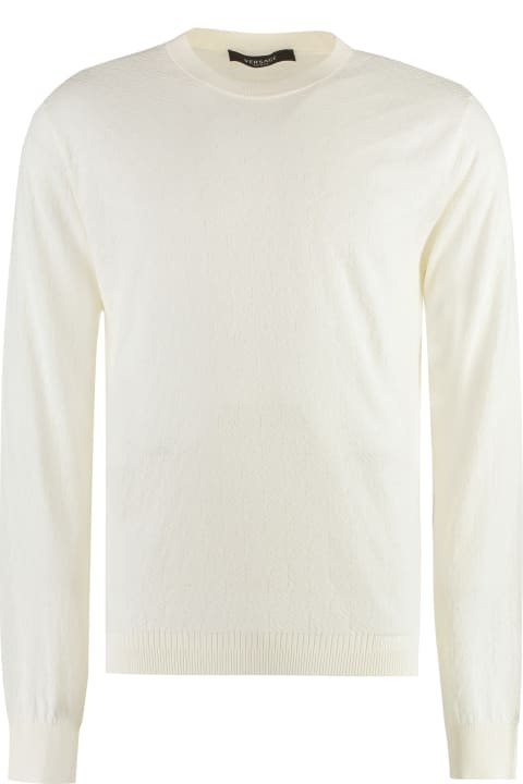 Versace for Men Versace Long Sleeve Cotton Blend T-shirt