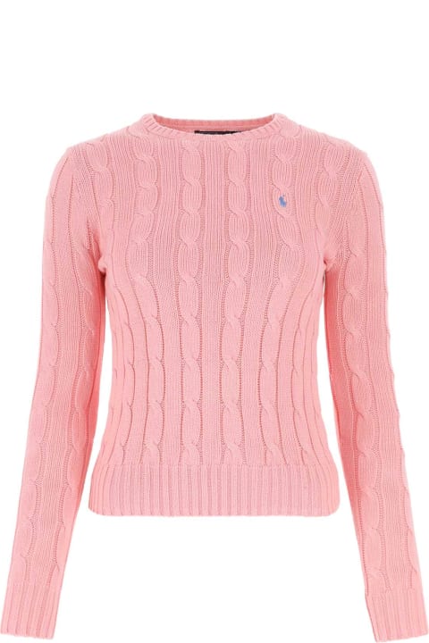 Fashion for Women Polo Ralph Lauren Pink Cotton Sweater
