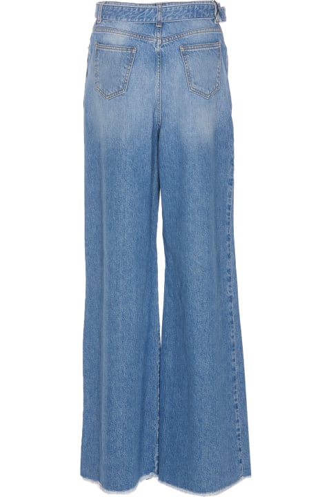 Fashion for Women TwinSet Wide Leg Jeans With Belt