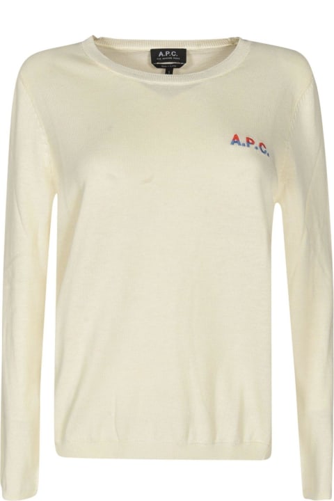 A.P.C. for Women A.P.C. Logo Embroidered Knit Jumper