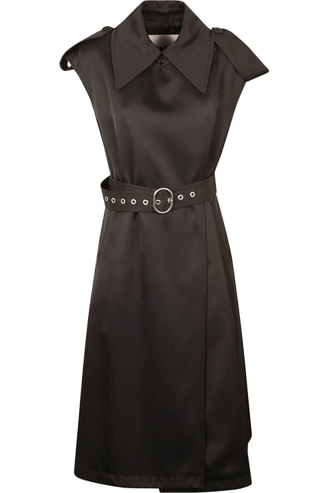 Fashion for Women Jil Sander Sleeveless Belted Dress