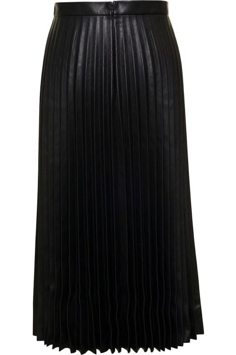 Balenciaga for Women Balenciaga Pleated Leather Dress