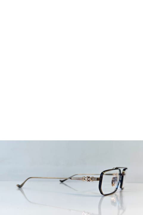 【CHROME HEARTS】GUSHER メガネ ANTIQUE Chrome Hearts Gusher - Antique Gold Glasses | italist