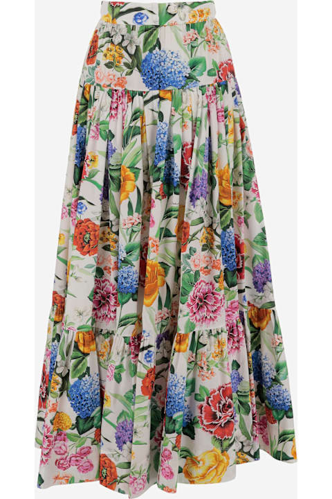 Fashion for Women Dolce & Gabbana Multicolor Cotton Skirt