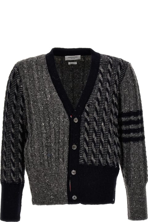 Thom Browne Sweaters for Men Thom Browne Bi-color Cardigan