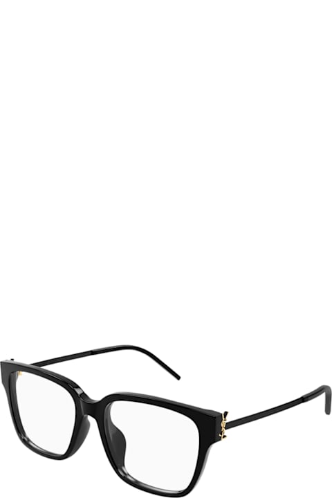 Homeware Saint Laurent Eyewear Saint Laurent Sl M48o_a/fn Linea Monogram 001 Black Glasses