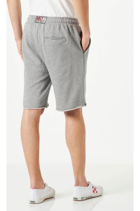 Homeware MC2 Saint Barth Man Cotton Grey Bermuda