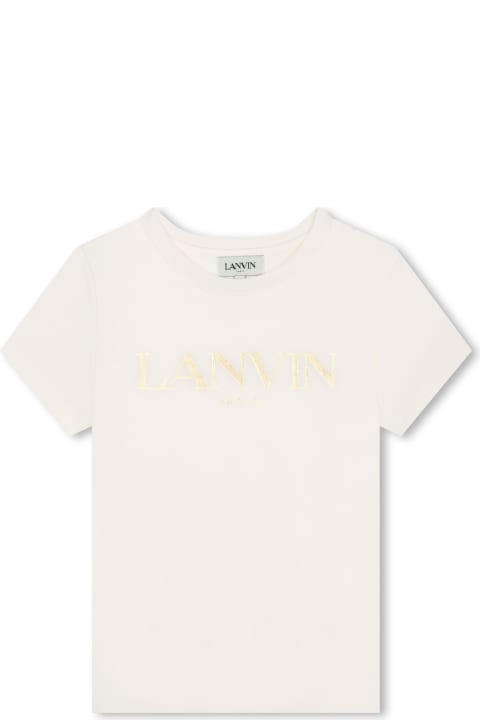 Lanvin Kids Lanvin T-shirt Con Logo